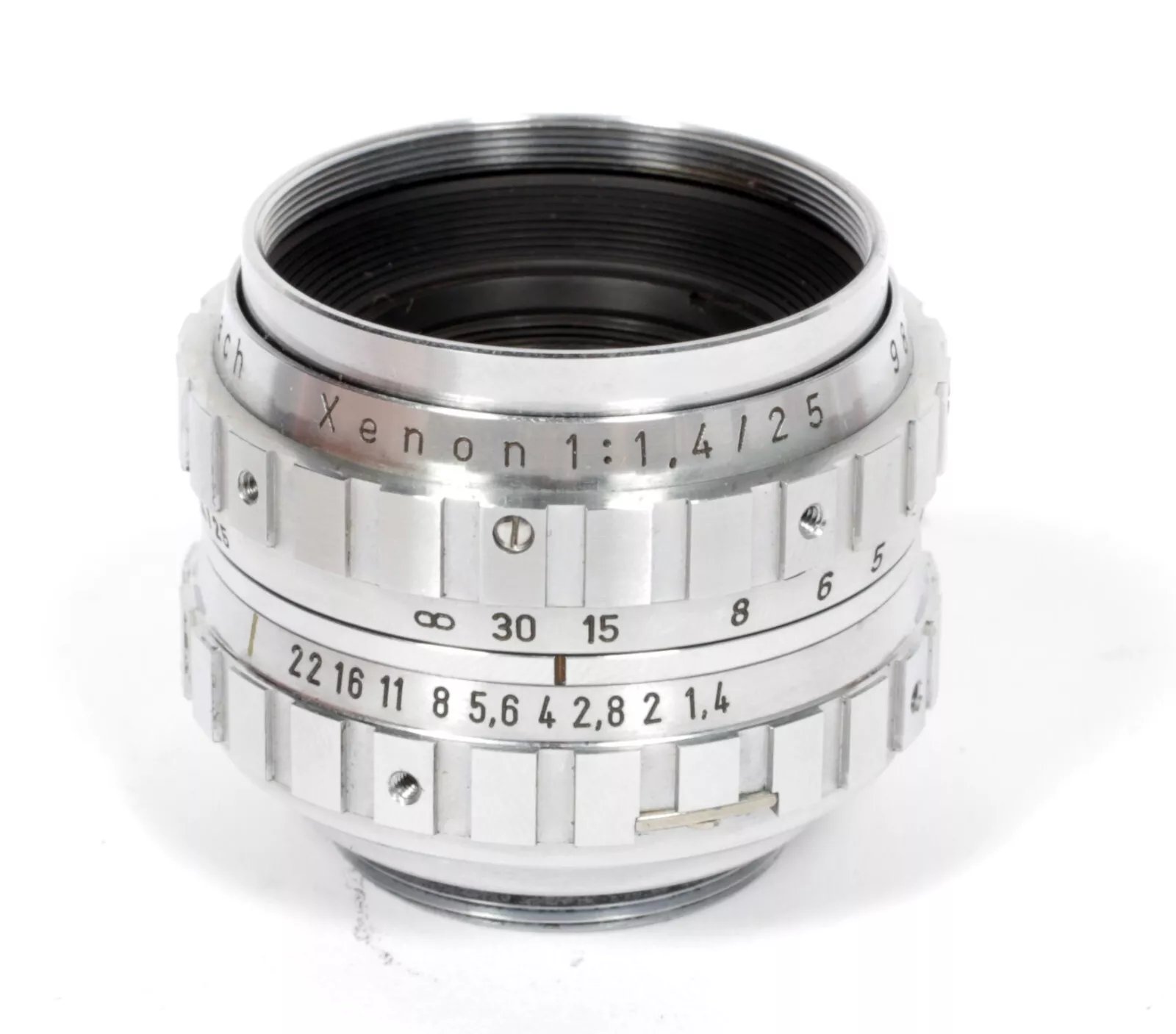 Schneider Cine Xenon 25mm F1.4 C mount lens with box and caps